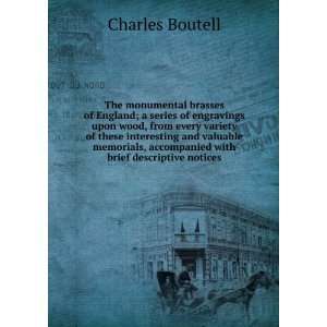   with brief descriptive notices Charles Boutell  Books