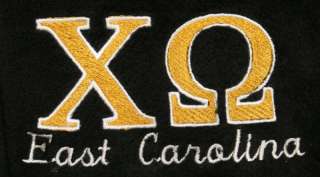 NEW   Chi Omega Custom Lettered Fleece Jacket   S/M/L  