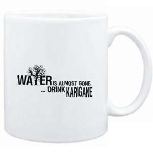  Mug White  Water is almost gone  drink Karigane 