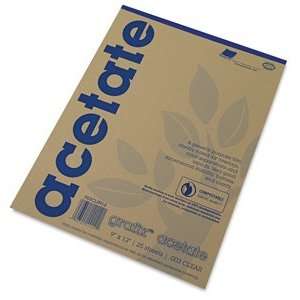 Grafix Clear Acetate Sheets and Pads   20 x 25, Acetate Sheet, .005