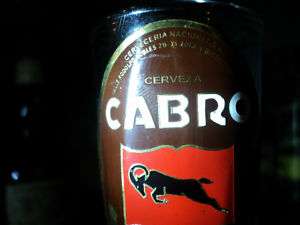 Guatemala Cerveza CABRO Beer Xela Shot glass  