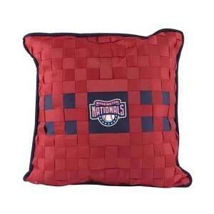  MLB 5200M 905 Square Pillow   Washington Nationals: Sports 