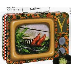  Wizard of Oz Large TV Tin Tote Witch Under House 