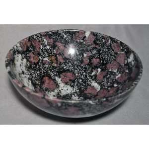    Spinel in Granite Polished Crystal Bowl   India
