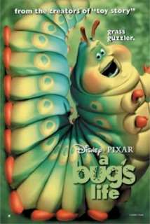 DISNEY ~ A BUGS LIFE CATERPILLAR MOVIE POSTER Pixar 27x39  
