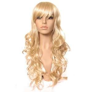  Stunning long blonde mix curly wig  Beauty