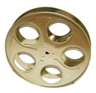 Metal Movie Reels Gold ( For 35 mm Film)   2564  