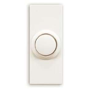   Beige Surface Mount Wireless Doorbell Button: Home Improvement