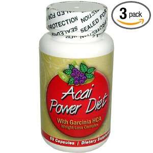  3 Bottle Combo Kit!. Pure Acai Power Diet Pill with Green 