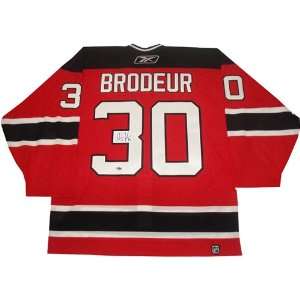  Autographed Martin Brodeur Jersey   Red