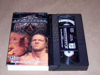   /2000 99 wwf wrestling vhs wwe armagedon video tape tag team  