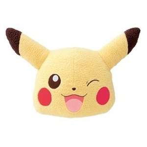   Face Cushion Pillow Plush  Winking Pikachu (#47493): Toys & Games