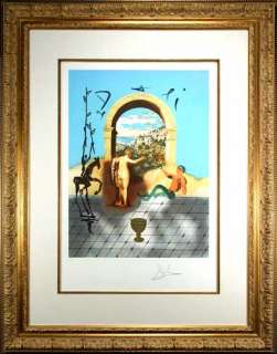 1979 SALVADOR DALI SIGNED & THE #1 NUMBERED 1/250 GATEWAY TO NEW WORLD 