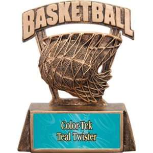  Prosport 6 Custom Basketball Resin Trophies TEAL COLOR TEK 