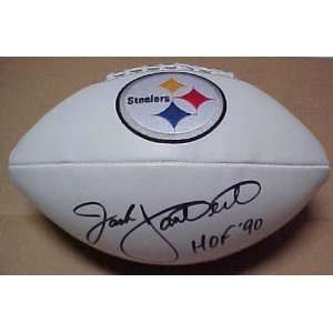 : Jack Lambert Autographed Pittsburgh Steelers Full Size NFL Football 