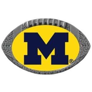  Set of 2 Michigan Wolverines Football One Inch Pin   NCAA 