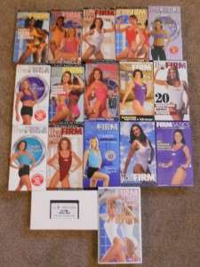The Firm Exercise VHS Video Workout Abs Cardio Aerobic Parts Large Lot 