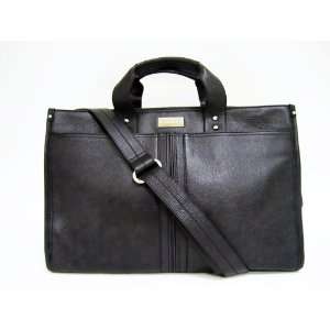  Brahmin Busby Leather Executive Business Program Briefcase 