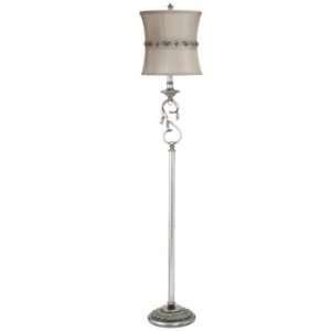    Elaborate S Curve Body Tassel Design Floor Lamp