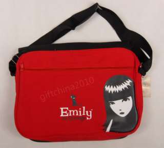 New Fashion Emily The Strange Messenger Bag Handbag Book bag 8#  
