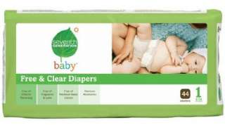 Seventh Generation Free and Clear Baby Diapers  