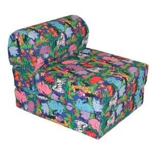  Childrens Foam Sleeper Chair   Jungle Animals: Furniture 