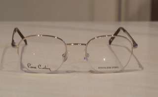 BN Pierre Cardin 100% Authentic Designer Semi Rimless S/Steel Glasses 