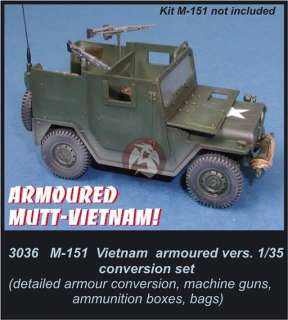   MUTT Vietnam Armoured Version Conversion Set (for Academy) 3036  