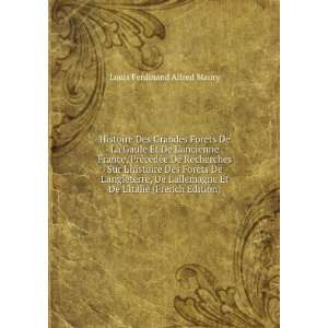   Et De Litalie (French Edition) Louis Ferdinand Alfred Maury Books
