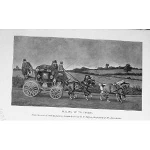   1902 Horses Carriage Chester London Royal Mail Coach