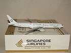 400 Die Cast Singapore Airlines B777 300ER Star Alliance 9V SWI free 