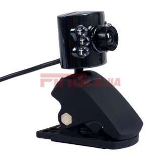 New USB 2.0 300K 6 LED Laptop PC Webcam Camera with Mic For PC Laptop 