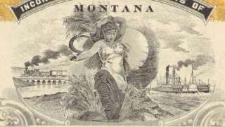 190_ Deer Lodge Novelty Works  Montana old stock certificate share 