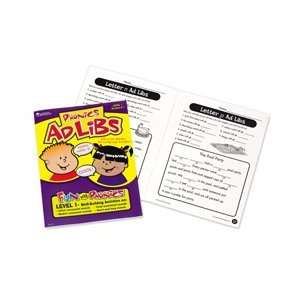    Learning Resources Phonics Ad Lib Book   Level 1: Toys & Games