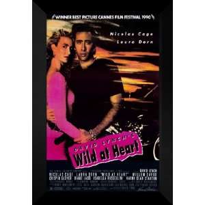  Wild at Heart 27x40 FRAMED Movie Poster   Style B 1990 