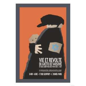 Life and Revolt in the Warsaw Ghetto Giclee Poster Print 