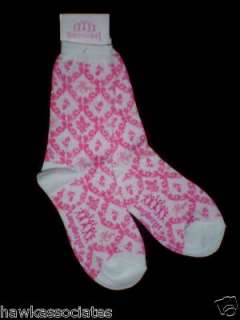 Longaberger Women Breast Cancer Socks Horizon of Hope  