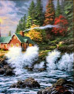 15/2950 Courage 24x36 S/N Framed Limited Thomas Kinkade Canvas Oil 