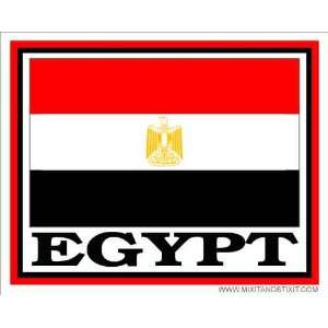    Flag of Egypt Car Permanent Adhesive Bumper Sticker Automotive