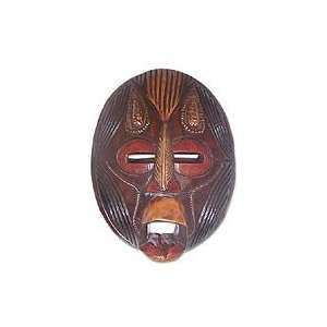  NOVICA Akan wood mask, Spirituality
