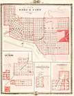 SIOUX CITY/LE MARS/ETC. IOWA (IA) MAP 1875 MOTP