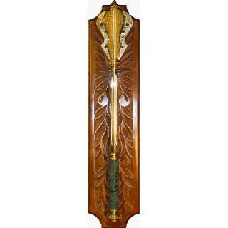  Six blade mace on a carved board