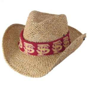 Florida State Seminoles Straw Cowboy Hat:  Sports 