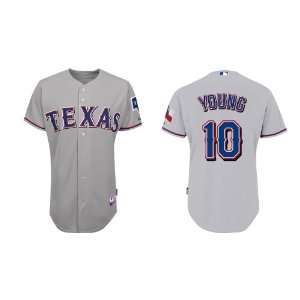 10 Michael Young Grey 2011 MLB Authentic Kid Jerseys Cool Base Jersey 
