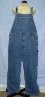 mens denim GAP Overalls Jeans BIBS sz Large L longalls vintage zipper 