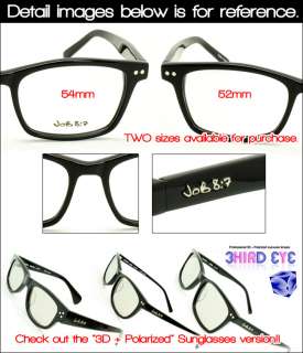 EyezoneCo] JOB 87 Full Rim Eyeglass Jonah R/54/BLK 3D  