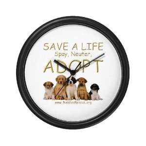  Spay Neuter Adopt   Funny Wall Clock by CafePress 