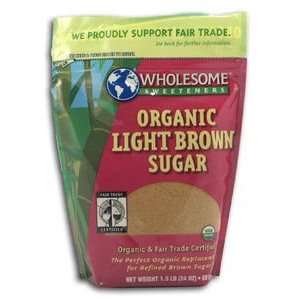 Wholesome Sweeteners Light Brown Sugar: Grocery & Gourmet Food
