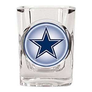  Dallas Cowboys NFL Square Shot Glass 2 Oz. Kitchen 