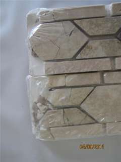 Deco Stone Accent Tile Mosaic Strips 3x12 **DAMAGED**  